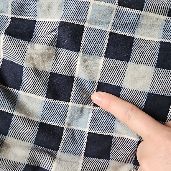 Nautical sleepwear pants, blue plaid, size  M - Picture 4 of 6